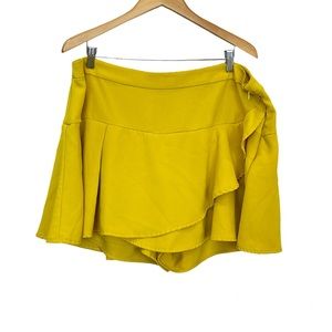 Eloquii Yellow Mini Skirt Women’s‎ Plus Size 18